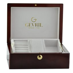 Gevril Mens 5110 Avenue of Americas Limited Edition Rose Gold Automatic Chronograph Watch - Gift Box